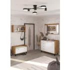 Dol-701 magasfényű fehér komód