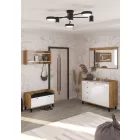 Dol-701 magasfényű fehér komód