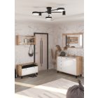 Dol-702 magasfényű fehér komód