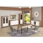 Dol-709 fehér magasfényű komód