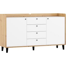 Dol-710 fehér magasfényű komód