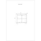 Dol-705 komód fehér