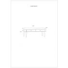 Dol-329 fiókos dohányzóasztal