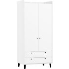 Dol-094 magasfényű fehér gardróbszekrény
