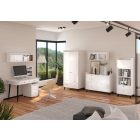 Dol-094 magasfényű fehér gardróbszekrény