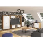 Dol-096 magasfényű fehér gardróbszekrény