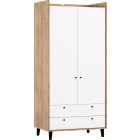 Dol-097 magasfényű fehér gardróbszekrény