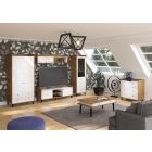 Dol-097 magasfényű fehér gardróbszekrény