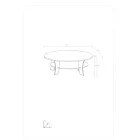 Ecl-332 design dohányzóasztal