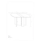 Exp-218 összecsukható étkezőasztal