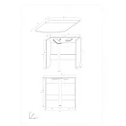 Exp-228 szétnyitható asztal