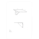 Exp-232 étkezőasztal tölgy