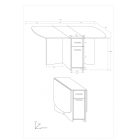 Exp-241 6 személyes étkező asztal