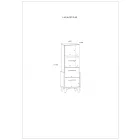 Hey-640 szekrény fehér