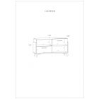 Hey-468 komód fehér