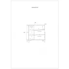 Hey-932 komód fehér