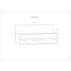 Hey-099 90x200 ágykeret ágyráccsal