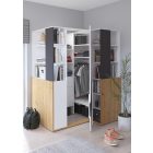 Hey-348 gardróbszekrény polcos