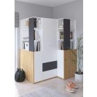 Hey-348 gardróbszekrény polcos