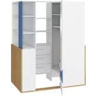 Hey-349 gardróbszekrény polcos