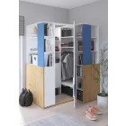 Hey-349 gardróbszekrény polcos