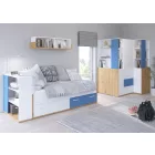 Hey-349 gardróbszekrény polcos