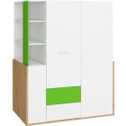 Hey-350 gardróbszekrény polcos