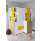 Hey-351 gardróbszekrény polcos