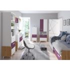 Hey-547 fehér fali polc