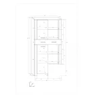 Hug-682 magas könyvespolc