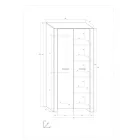 Hug-357 gardrób bútor