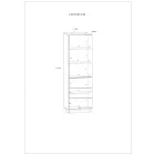 Hyb-860 fehér szekrény