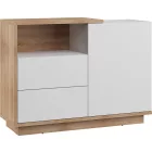 Hyb-943 magasfényű fehér komód