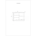 Hyb-198 nappali komód