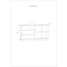 Hyb-196 komód 160 cm