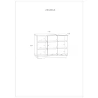 Hyb-203 polcos komód