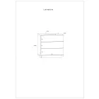 Hyb-187 fiókos komód