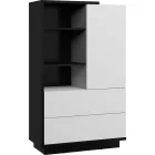 Hyb-719 fehér könyvespolc