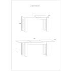 Hyb-247 étkezőasztal 8 személyes