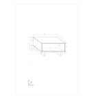 Kin-352 design dohányzóasztal