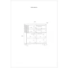 Lam-548 tölgy komód