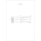 Lam-500 komód tv állvány