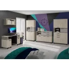 Lam-365 ruhásszekrény polcos