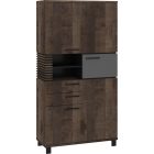 Lam-366 ruhásszekrény polcos