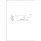 Lam-820 ajtós fali szekrény