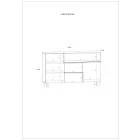 Lar-654 polcos komód