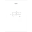 Lar-509 TV tartó szekrény