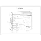 Lev-344 gyerekágy leesésgátlóval