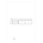 Mag-754 TV állvány szekrény