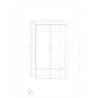 Mag-375 hálószoba gardrób